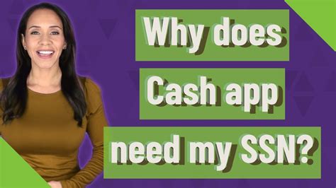 Does Cash App Need My Ssn